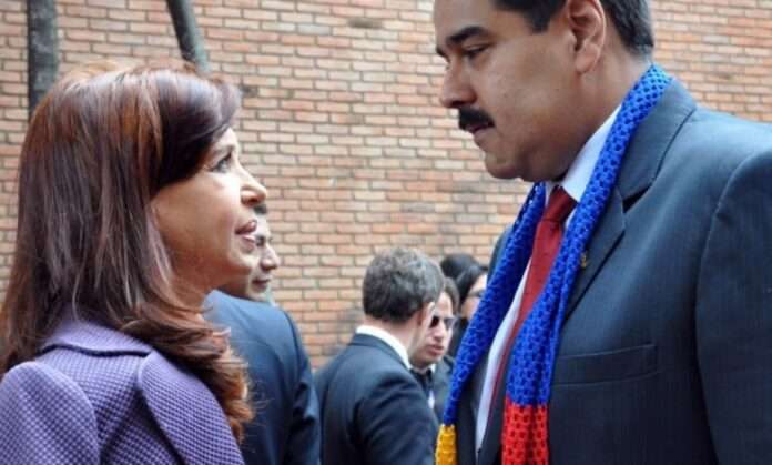 Cristina Kirchner y Nicolás Maduro / Télam